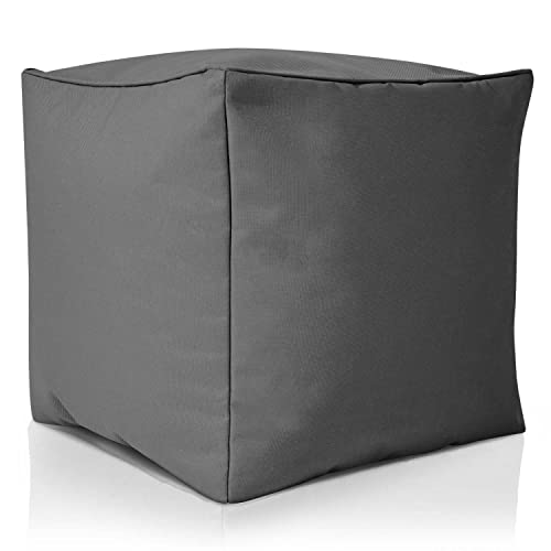 Green Bean Sitzsack-Hocker 40x40x40cm mit EPS-Perlen Füllung - Fußhocker Fußkissen Sitz-Pouf für Sitzsäcke - Bodenkissen für Kinder und Erwachsene - Fußablage Sitzkissen Sitzhocker Grau Green Bean Sitzsack-Hocker 40x40x40cm mit EPS-Perlen Füllung - Fußhocker Fußkissen Sitz-Pouf für Sitzsäcke - Bodenkissen für Kinder und Erwachsene - Fußablage Sitzkissen Sitzhocker Grau von Green Bean