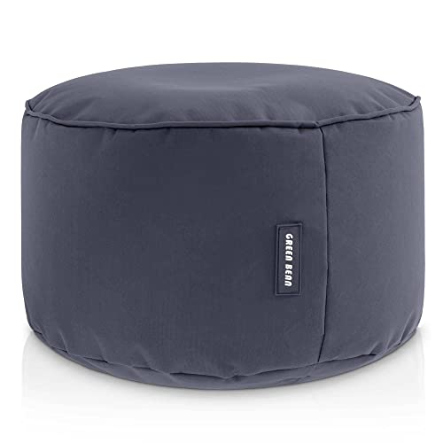 Green Bean Sitzsack-Hocker 45x25cm mit EPS-Perlen Füllung - Fußhocker Fußkissen Sitz-Pouf für Sitzsäcke - Bodenkissen für Kinder und Erwachsene - Fußablage Sitzkissen Sitzhocker Stahlgrau Green Bean Sitzsack-Hocker 45x25cm mit EPS-Perlen Füllung - Fußhocker Fußkissen Sitz-Pouf für Sitzsäcke - Bodenkissen für Kinder und Erwachsene - Fußablage Sitzkissen Sitzhocker Stahlgrau von Green Bean