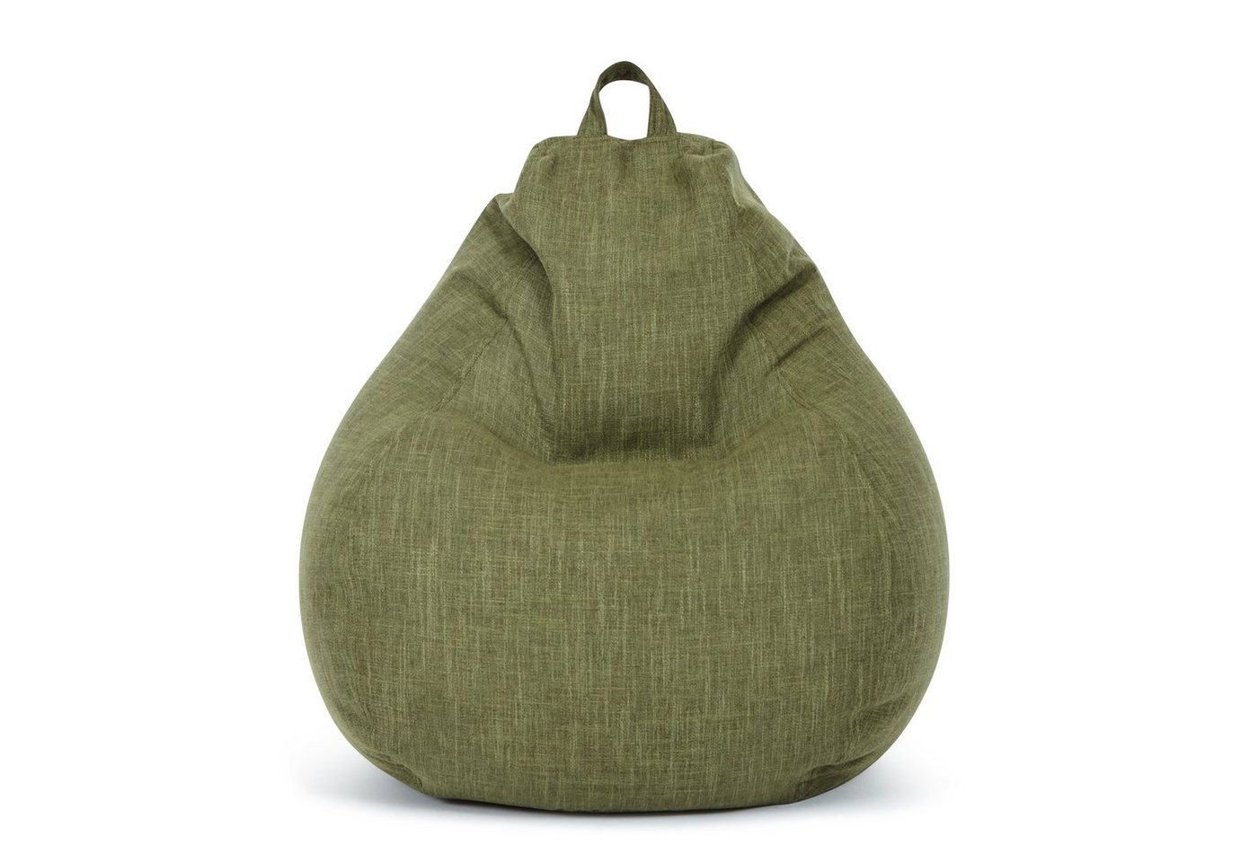 Green Bean Sitzsack Home Linen (Indoor Riesensitzsack mit EPS-Perlen Füllung -, Kuschelig Weich Waschbar), Sitzkissen Lounge Chair von Green Bean