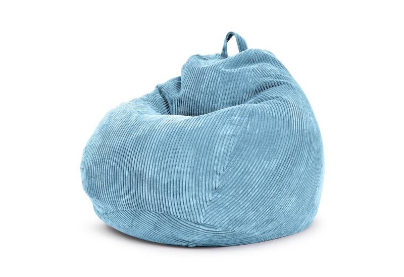 Green Bean Sitzsack Scoop Cord (Indoor Sitzsack 90x110cm EPS-Perlen Füllung & Cordstoff, Kuschelig Weich Waschbar - Drinnen Bodenkissen Liegekissen Sitzkissen), Sitzhocker Relax-Sessel Kinder Erwachsene Stoff von Green Bean