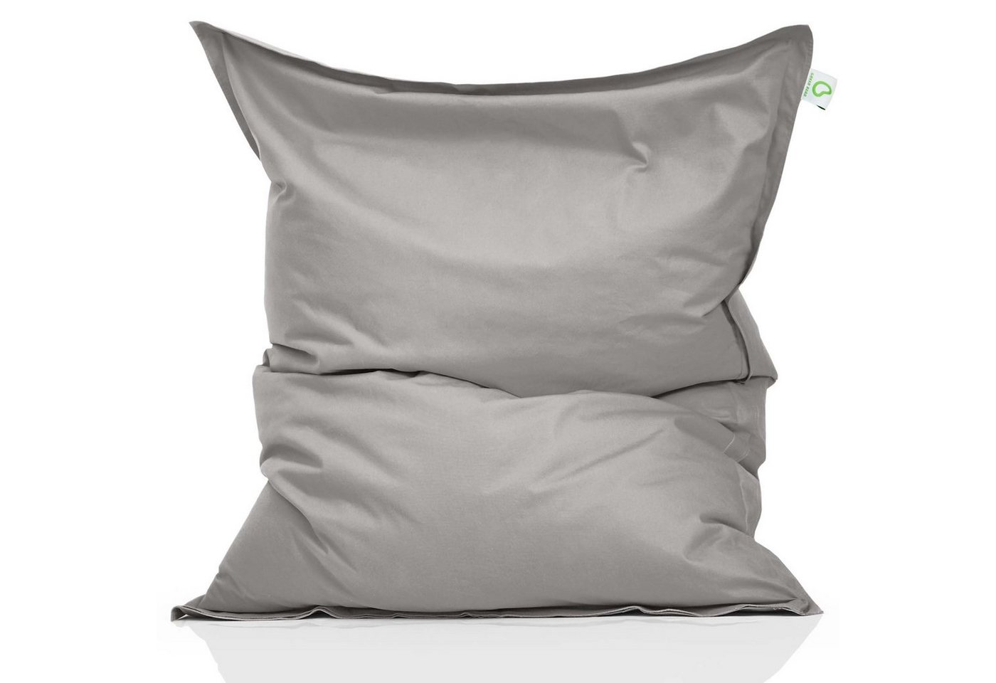 Green Bean Sitzsack Square (Indoor Bean Bag XXL 140x180cm 380 Liter, Kinder & Erwachsene Bean Bag), EPS Perlen Füllung Riesensitzsack Groß Liegekissen Sitzkissen von Green Bean