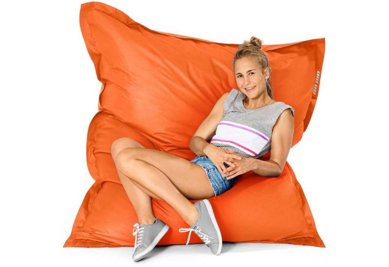 Green Bean Sitzsack Square Outdoor, 140x180cm Kinder & Erwachsene Bean Bag EPS Perlen Füllung von Green Bean
