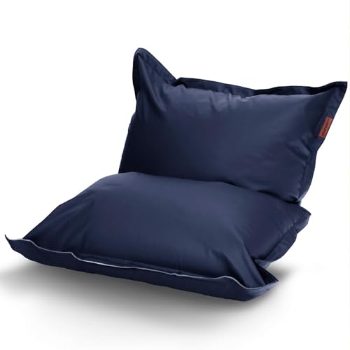 Green Bean XXL Riesen-Sitzsack aus Kunstleder mit EPS Perlen Füllung - 140 x 180 cm 380 Liter - Bean Bag Sitzkissen Sitzpuff Sitzsessel Bodenkissen Lounge - Dunkelblau Green Bean XXL Riesen-Sitzsack aus Kunstleder mit EPS Perlen Füllung - 140 x 180 cm 380 Liter - Bean Bag Sitzkissen Sitzpuff Sitzsessel Bodenkissen Lounge - Dunkelblau von Green Bean