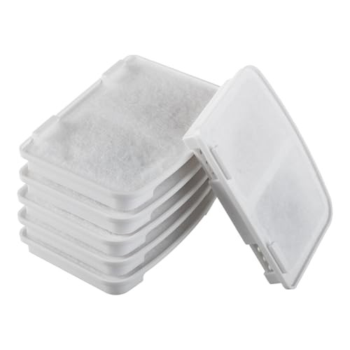 Green Blue Ersatzfilter für Wasserspender | 6er Pack | Entfernt Verunreinigungen und Gerüche | Frisches und gesundes Wasser für Haustiere (6X Filter) von Green Blue