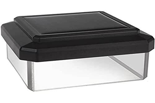 Green Blue LED Solarlampe für Zaunpfähle | Gartenlicht mit Dämmerungssensor | Warmweiß 4000K | Inklusive Akku | Kompakte Größe (60x60 mm) von Green Blue