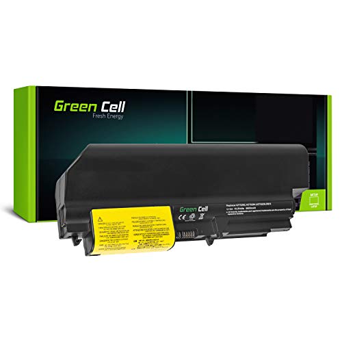 Green Cell® Extended Serie 42T5225 Laptop Akku für Lenovo IBM ThinkPad T61 T400 R61 R61i R400 (9 Zellen 6600mAh 10.8V Schwarz) von Green Cell