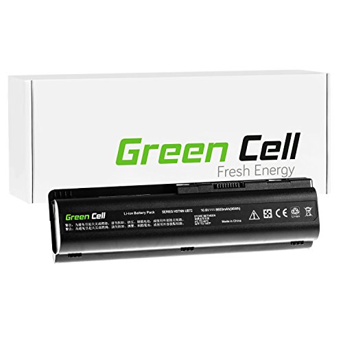 Green Cell® Extended Serie HSTNN-LB72 / HSTNN-IB72 Laptop Akku für HP Compaq Presario CQ50 CQ60 CQ61 CQ70 CQ71 (12 Zellen 8800mAh 10.8V Schwarz) von Green Cell