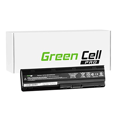 Green Cell® PRO Serie MU06 Laptop Akku für HP Envy 17 Pavilion DM4 DV6-3000 DV6-6000 DV7-6000 G6-1100 G7-1000 G7-2200 (Original Samsung SDI Zellen, 6 Zellen, 5200mAh, Schwarz) von Green Cell