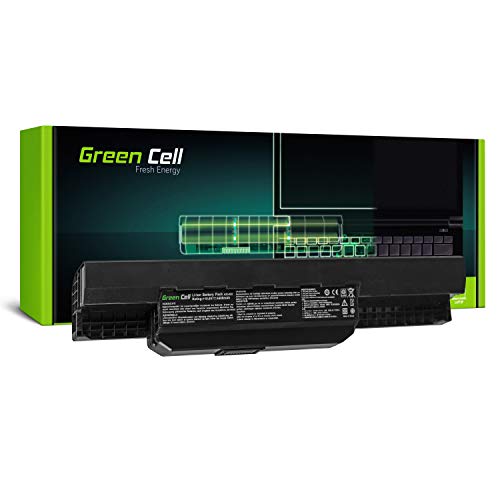 Green Cell Standard Serie A32-K53 A41-K53 Akku für ASUS A43 A43U A53T A54 K43 K53J K54 K54C X53B X53BR X53BY X53SC X53SD X53SG X53TA X53TK X53Z X54HR X54XB (6 Zellen 4400mAh 10.8V Schwarz) von Green Cell