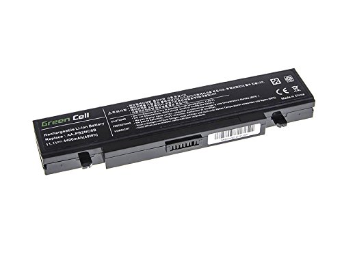 Green Cell® Standard Serie AA-PB2NC6B AA-PB2NX6W AA-PB4NC6B Laptop Akku für Samsung E15 M60 P50 P500 Q210 R40 R45 R65 X60 X360 (6 Zellen 4400mAh 11.1V Schwarz) von Green Cell