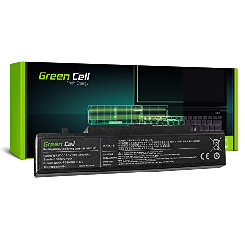 Green Cell Standard Serie AA-PB9NC6B AA-PB9NS6B Akku für Samsung R519 R522 R525 R530 R540 R580 R620 R719 R780 Laptop (6 Zellen 4400mAh 11.1V Schwarz) von Green Cell