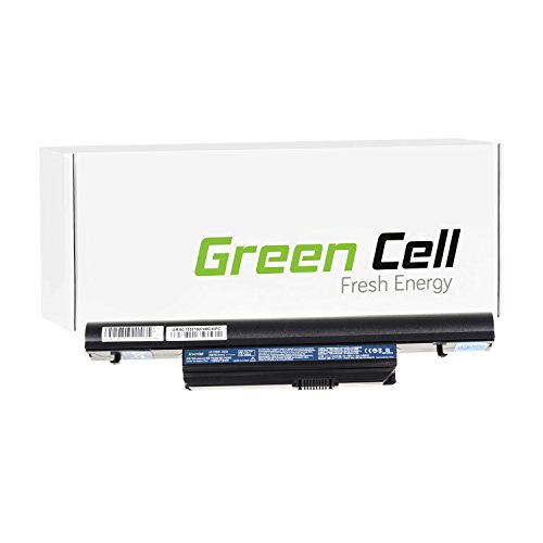 Green Cell® Standard Serie AS10B31 AS10B3E AS10B41 AS10B75 AS10B7E AS10E76 AS10E7E Laptop Akku für Acer Laptop (6 Zellen 4400mAh 10.8V Schwarz) von Green Cell