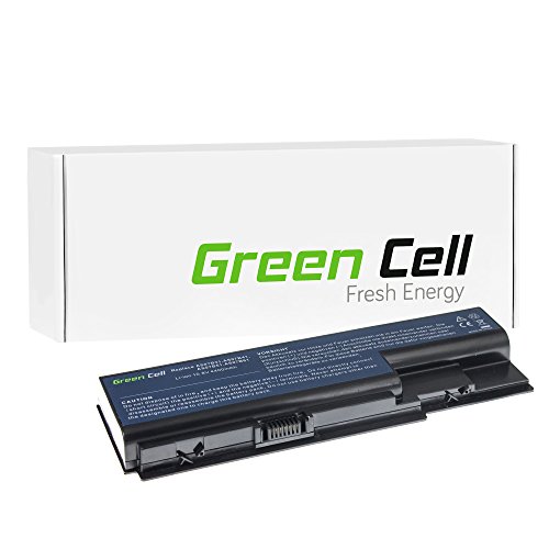 Green Cell® Standard Serie Laptop Akku für Acer TravelMate 7230 7330 7530 7530G 7730 7730G / Acer Extensa 7230 7630 (6 Zellen 4400mAh 10.8V Schwarz) von Green Cell