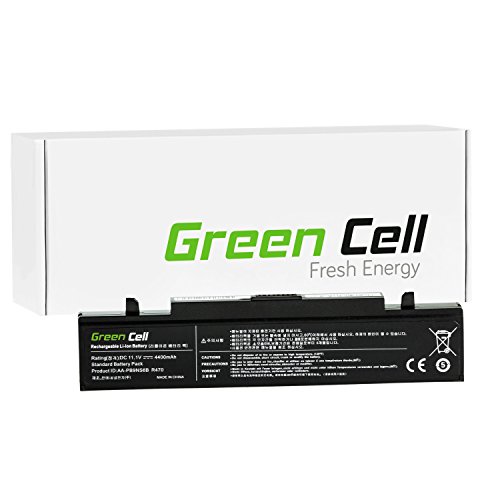 Green Cell® Standard Serie Laptop Akku für Samsung E5510 E5520 E852 P580 Q320 Q530 (6 Zellen 4400mAh 11.1V Schwarz) von Green Cell PRO