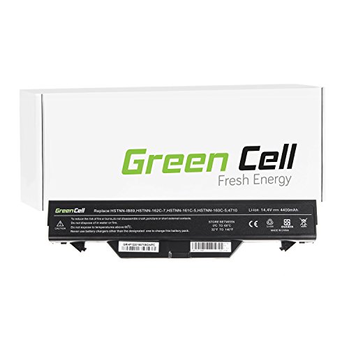 Green Cell® Standard Serie ZZ06 ZZ08 Laptop Akku für HP ProBook 4510s 4515s 4710s 4720s (8 Zellen 4400mAh 14.4V Schwarz) von Green Cell