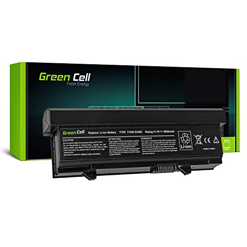 Green Cell Extended Serie KM668 KM742 KM752 KM760 Laptop Akku für Dell Latitude E5400 E5410 E5500 E5510 (9 Zellen 6600mAh 11.1V Schwarz) von Green Cell