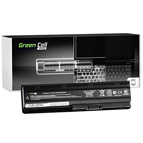 Green Cell Pro Serie MU06 MU09 593553-001 593554-001 593562-001 HSTNN-LB0W HSTNN-UB0W Akku für HP und Compaq Laptops (6 Zellen, 5200mAh) von Green Cell
