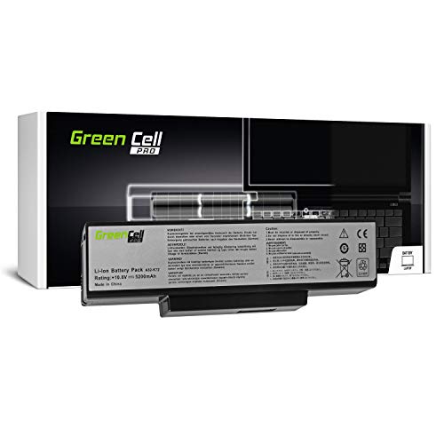Green Cell Pro Serie A32-K72 Laptop Akku für ASUS K72 K72F K72J K72JR K73 K73S K73SV N71 N73 N73S N73SV X73 X73E X73S (Original Samsung SDI Zellen, 6 Zellen, 5200mAh, Schwarz) von Green Cell