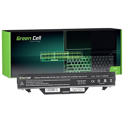 Green Cell Standard Serie ZZ06 ZZ08 Laptop Akku für HP ProBook 4510s 4515s 4710s 4720s (6 Zellen 4400mAh 10.8V Schwarz) von Green Cell