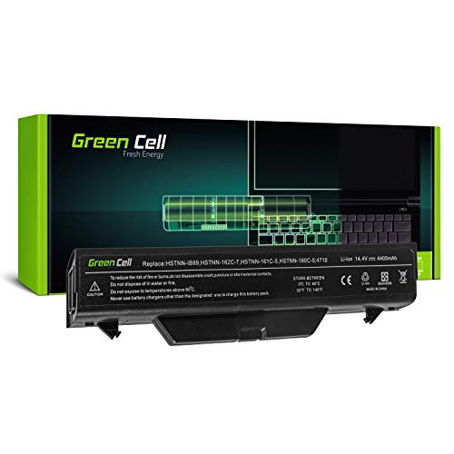 Green Cell ZZ06 ZZ08 HSTNN-I62C-7 HSTNN-IB88 HSTNN-IB89 HSTNN-LB88 HSTNN-OB88 HSTNN-OB89 535753-001 535808-001 593576-001 Laptop Akku für HP ProBook (8 Zellen 4400mAh 14.4V Schwarz) von Green Cell PRO