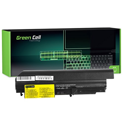 Grün Zelle® Laptop akku für Lenovo IBM Thinkpad T400 schwarz schwarz Standard - Green Cell Cells 4400 mAh 10.8V von Green Cell