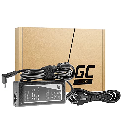 GC PRO Netzteil für HP 250 G2 G3 G4 G5 255 G2 G3 G4 G5, HP ProBook 450 G3 G4 650 G2 G3 Laptop Ladegerät inkl. Stromkabel (19.5V 2.31A 45W) von Green Cell