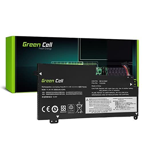 Green Cell 01AV401 Akku für Lenovo ThinkPad 13 20GJ 20GK, ThinkPad 13 Chromebook (3684mAh 11.4V Schwarz) von Green Cell