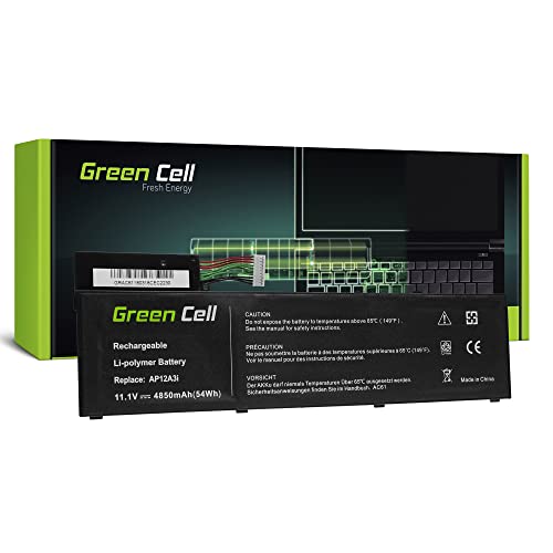 Green Cell AP12A3i AP12A4i Laptop Akku für Acer Aspire M3 Timeline Ultra M3-581TG M3-481 M5 TravelMate P648 P658 Iconia Tab W700 Travelmate P645 P648 X483 (Li-Polymer Zellen 4850mAh 11.1V Schwarz) von Green Cell