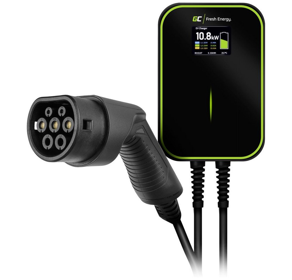 Green Cell Elektroauto-Ladestation Green Cell EV PowerBox Wallbox Typ 2 32 A Anzahl Anschlüsse 1 22 kW Green Cell Elektroauto-Ladestation Green Cell EV PowerBox Wallbox Typ 2 32 A Anzahl Anschlüsse 1 22 kW von Green Cell