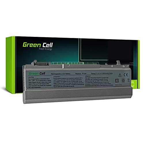 Green Cell Extended Serie PT434 W1193 4M529 Laptop Akku für Dell Latitude E6400 E6410 E6500 E6510 (9 Zellen 6600mAh 11.1V Silber) von Green Cell