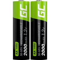 Green Cell - HR6 Mignon (AA)-Akku NiMH 2000 mAh 1.2 v 2 St. von Green Cell