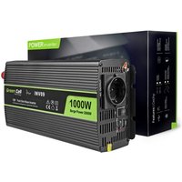 Green Cell - INV09 adapter e inverter de current Auto 1000 w Schwarz von Green Cell