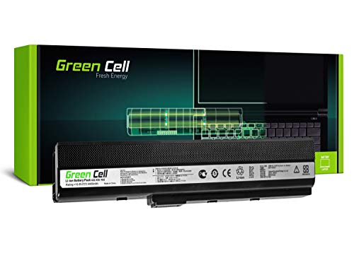 Green Cell Laptop Akku Asus A32-K52 für Asus K52 K52F K52J K52JB K52JC K52JE K52JK K52D K52DE K52DY K52N X52 X52F X52J X52JB X52JC X52JE K52JR K52JT X52N A42 A52 A52F A52J A52N A62 K42 K62 P62 P82 von Green Cell
