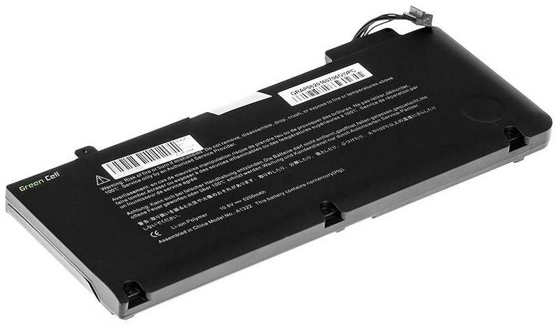 Green Cell Notebook Akku A1322 10.8 V 5200 M Ah Apple Batterie Laptop Batterie B-Ware von Green Cell