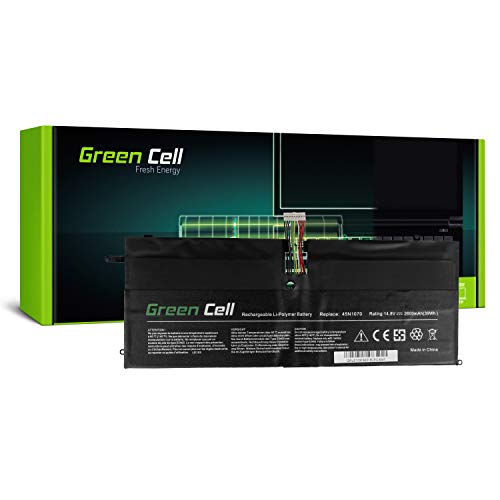 Green Cell PRO Cell 45N1070 45N1071 Laptop Akku für Lenovo ThinkPad X1 Carbon 1 Gen 3443 3444 3446 3448 3460 3462 3463 (Li-Polymer Zellen 2600mAh 14.8V Schwarz), LE103_AD_1, SP - Li-Polymer Zellen 2600 mAh von Green Cell