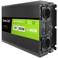 PowerInverter lcd 12V 2000W/40000W Auto-Wechselrichter mit Display - reine Sinuswelle - Green Cell PowerInverter lcd 12V 2000W/40000W Auto-Wechselrichter mit Display - reine Sinuswelle - Green Cell von Green Cell