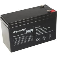 Green Cell Replacement AGM Gel Battery 12V 9Ah VRLA Rechargeable Sealed Lead Acid Battery Maintenance Free Battery Replacement for Fiscal Printers von Green Cell