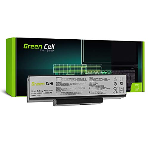 Green Cell Standard Serie A32-K72 Akku für ASUS K72D K72DR K72DY K72JK K72JV K73E K73SD N71J N71V N71VG N73J X73B X73SD X73SJ X73SV (6 Zellen 4400mAh 10.8V Schwarz) von Green Cell