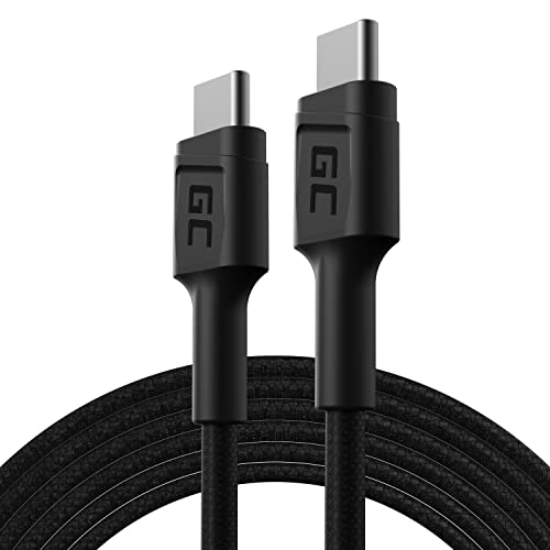 Green Cell USB C auf USB C Kabel 60W PD 3.0 120cm Typ C Ladekabel 60W Power Delivery USB-C Ladekabel kompatibel mit MacBook Air M2 iPad Air 5, iPad PRO 12.9 Samsung Galaxy S24 S23 S22 S21 usw. Green Cell USB C auf USB C Kabel 60W PD 3.0 120cm Typ C Ladekabel 60W Power Delivery USB-C Ladekabel kompatibel mit MacBook Air M2 iPad Air 5, iPad PRO 12.9 Samsung Galaxy S24 S23 S22 S21 usw. von Green Cell