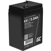 Green Cell Replacement AGM Gel Battery 6V 5Ah Rechargeable Sealed Lead Acid Battery Maintenance Free Battery Replacement Battery for Fiscal Printers von Green Cell