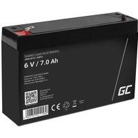 Replacement agm Gel Battery 6V 7Ah Rechargeable Sealed Lead Acid Battery Maintenance Free Battery Replacement Battery for Medical Equipment Electric von Green Cell