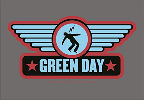 GREEN DAY FLAGGE FAHNE POSTERFLAGGE WINGS von Heart Rock