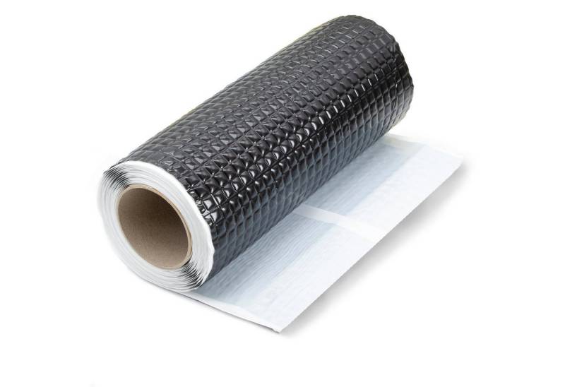 Green-Fast Dichtband selbstklebendes Dichtband 300mm x 5m Kamin- und Wandanschluss schwarz (sofort gebrauchsfertig) flexibel, anschmiegsam, UV- und witterungsbeständig von Green-Fast