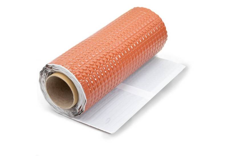Green-Fast Dichtband selbstklebendes Dichtband 300mm x 5m Kamin- und Wandanschluss Rot (sofort gebrauchsfertig) flexibel, anschmiegsam, UV- und witterungsbeständig von Green-Fast