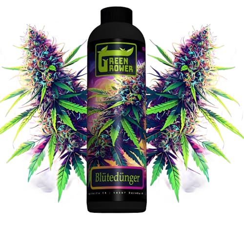 Green Grower® Blütedünger – Flüssigdünger für blühende Pflanzen, Indoor & Outdoor, speziell für Blütephase von Green Grower