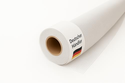 Insektenschutz Fliegengitter Insektenschutzgewebe aus hochwertigem Fiberglas, maschenfest verschweißt, UV-beständig, WEIß Fliegenschutz als Rolle (120 cm x 12,50 m) von Green Home