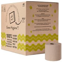 Green Hygiene® Toilettenpapier ROLF 2-lagig Recyclingpapier, 48 Rollen von Green Hygiene®