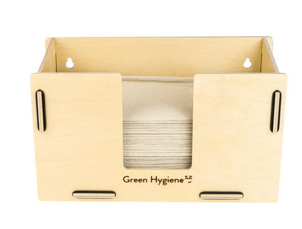 Green Hygiene Küchenstube für Papiertücher Falk + Frieda - Falthandtuchspender von Green Hygiene
