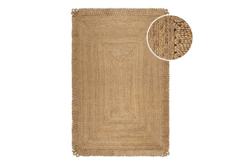 Green Looop Teppich June, rechteckig, Höhe: 12 mm, handgewebt, robust, strapazierfähig, skandinavisch, Naturfaser Green Looop Teppich June, rechteckig, Höhe: 12 mm, handgewebt, robust, strapazierfähig, skandinavisch, Naturfaser von Green Looop