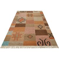 Green Looop Teppich "Monmartre GL-82105" rechteckig 5 mm Höhe handgewebter Naturfaserteppich aus 80% Wolle 20% Baumwolle, Fransen von Green Looop